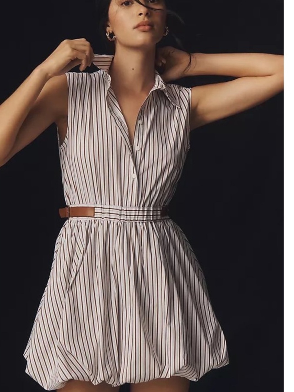 Maeve Anthropologie Bubble Hem Dress
